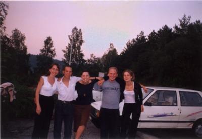 Vystoupení skupiny Bass Systém na diskotéce Nebe, peklo, ráj Kosobudy