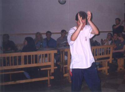 Performance of the group Bass System in the Na Šumava Žleby restaurant
